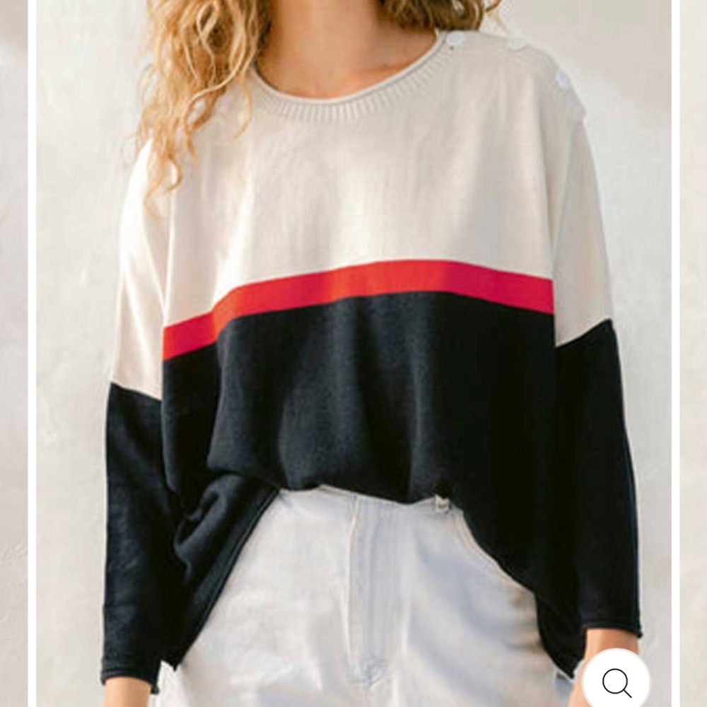 Colorblock sweater